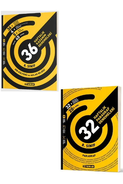 Evrensel İletişim Yayınları 8.Sınıf Hız Yayınları Din Kültürü + Paragraf 36 Haftalık Kazanım Denemeleri / 2 KİTAP - Güncel ürün görseli