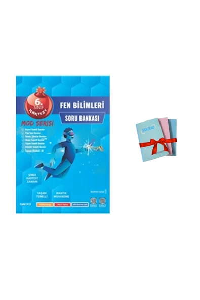 Nartest Yayınları 6. Sınıf Mod FEN BİLİMLERİ Soru Bankası ( 1 ADET NOT DEFTERİ HEDİYE) ürün görseli