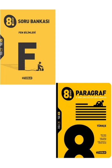 Evrensel İletişim Yayınları 8.Sınıf Hız Yayınları Fen Bilimleri Soru Bankası + 8.Sınıf Hız Yayınları Paragraf Soru Bankası / SET ürün görseli