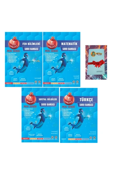 Nartest Yayınları 7. Sınıf Mod 4LÜ SETTT Soru Bankası ( NOT DEFTERİ HEDİYE) ürün görseli