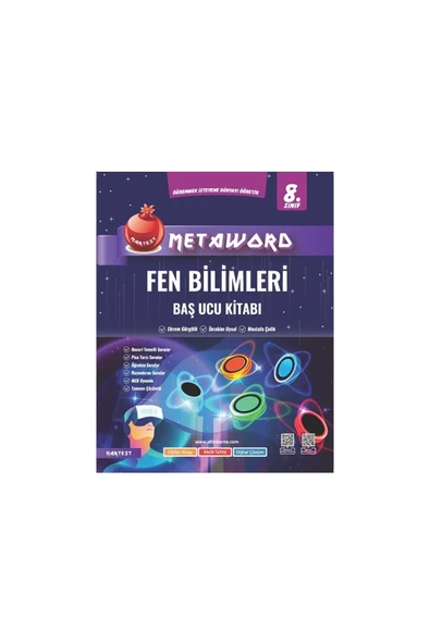 Nartest Yayınları Nartest 8. Sınıf Türkçe Matematik Fen Bilimleri Inkılap Tarihi Ingilizce Metaword Baş Ucu Kitabı ürün görseli