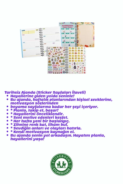Nartest Yayınları 8.Sınıf Prestij Mat+Fen+Türkçe+İnkılap+Paragraf +Din Soru Motivasyon Ajandası+Ahşap Poster Hediyeli - 2
