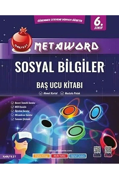 Nartest Yayınevi 6. Sınıf Metaword Sosyal Bilgiler / Kolektif / Nartest Yayınevi / 9786259930800 ürün görseli