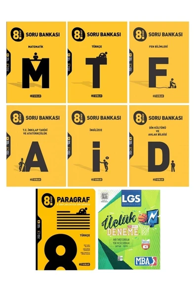 Evrensel İletişim Yayınları 8.sınıf Hız Yayınları Türkçe Matematik Fen Bilimleri Inkılap Ingilizce Paragraf Soru Bankası /8kitap ürün görseli