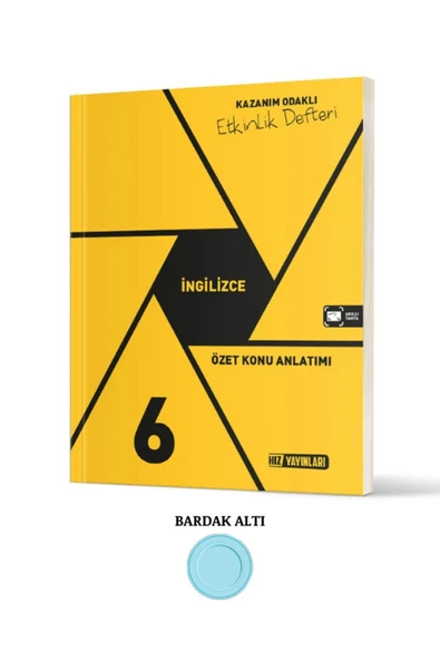 Hız Yayınları 6. Sınıf Ingilizce Kazanım Odaklı Etkinlik Defteri ürün görseli
