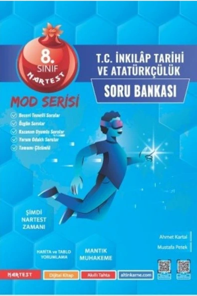 Nartest Yayınları Nartest 8. Sınıf Yeni Nesil Türkçe-paragraf-t.c. Inkılap Tarihi Ve Atatürkçülük Mod Soru B( 3lü Set) - Resim 3