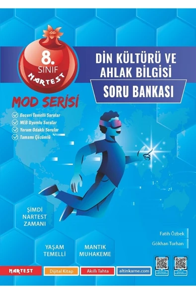 Nartest Yayınevi 8. Sınıf Mod Din Kültürü Ve Ahlak Bilgisi Soru Bankası ürün görseli