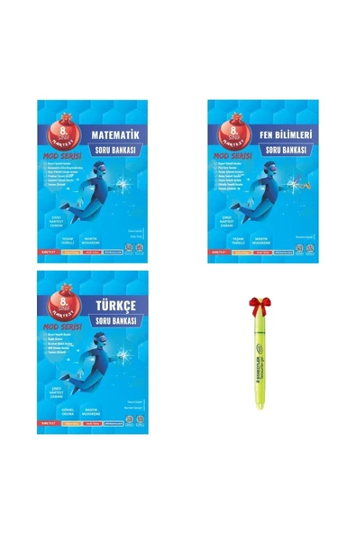 Nartest Yayınları Lgs 8.sınıf Mod Serisi Matematik Fen Ve Türkçe Soru Bankası ürün görseli