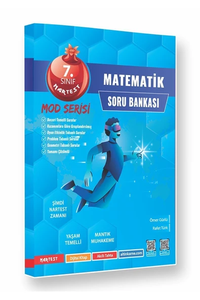 Nartest Yayınları 7.sınıf Mod Serisi Matematik Soru Bankası 2022-23 Dönemi ürün görseli
