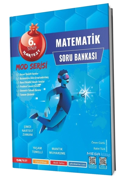 Nartest Yayınevi Nartest 6.Sınıf MOD SORU BANKASI SETİ Matematik Fen Türkçe (3 Kitap) - Resim 3