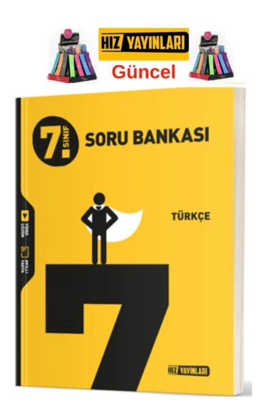 Hız ve Renk Yayınları Hız 7.Sınıf Yeni Müfredat Türkçe Soru Bankası +Kalemlik ürün görseli