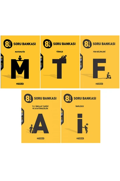 Evrensel İletişim Yayınları 8.Sınıf Hız Yayınları Soru Bankaları - Matematik + Türkçe + Fen + İnkılap + İngilzice / 5 KİTAP SET - 1