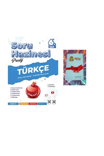 Nartest Yayınları 6. Sınıf Prestij TÜRKÇE Soru Hazinesi (DEFTER HEDİYE) ürün görseli