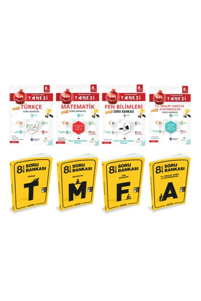 Nartest Yayınları 8. Sınıf Nar Tanesi Ve Hız Yayınları Tüm Dersler Soru Bankası Set (8 Kitap) 2021 ürün görseli