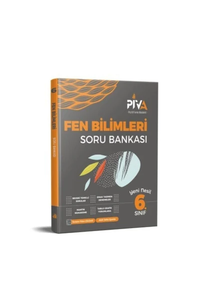 Piva Yayınları 6. Sınıf Piva Fen Bilimleri Yeni Nesil Soru Bankası - 1