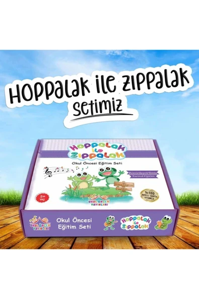 Tandem Yayınları Minik Izler Hoppalak Ile Zıppalak Okul Öncesi Eğitim Seti - 1