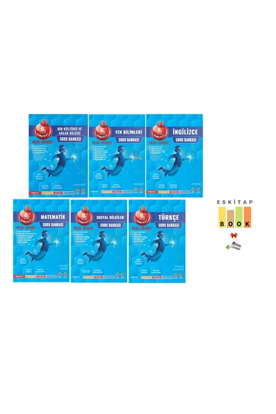 Nartest Yayınları 6. Sınıf Mod FULLL SETTTT Soru Bankası ( 1 ADET NOT DEFTERİ HEDİYE) ürün görseli