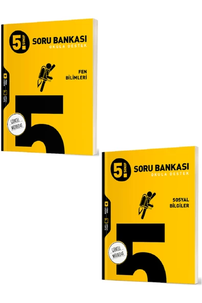 Evrensel İletişim Yayınları 5.Sınıf Hız Yayınları Fen Bilimleri + Sosyal Bilgiler Soru Bankaları / Güncel Müfredat / 2 KİTAP ürün görseli