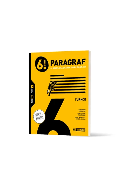 Evrensel İletişim Yayınları HIZ 6. SINIF PARAGRAF SORU BANKASI 2025 GÜNCEL ürün görseli