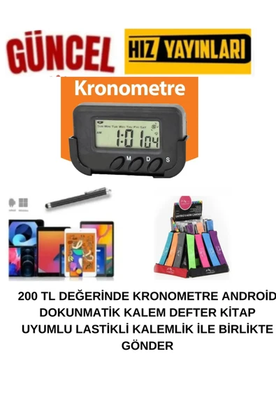 Hız ve Renk Yayınları Hız Yayınları 2025 5.Sınıf Paragraf Soru Bankası+Kronometre+Kalem+Kalemlik - Resim 3
