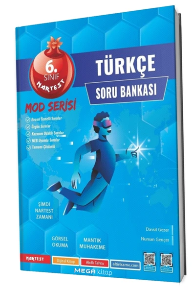 Nartest Yayınevi Nartest 6.Sınıf MOD SORU BANKASI SETİ Matematik Fen Türkçe 3 Kitap (Hız Din Kültürü SB Hediyeli) - Resim 2