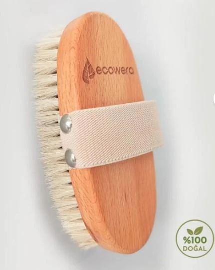 Ecowera Doğal At Kılı ve Vücut Fırçası ürün görseli