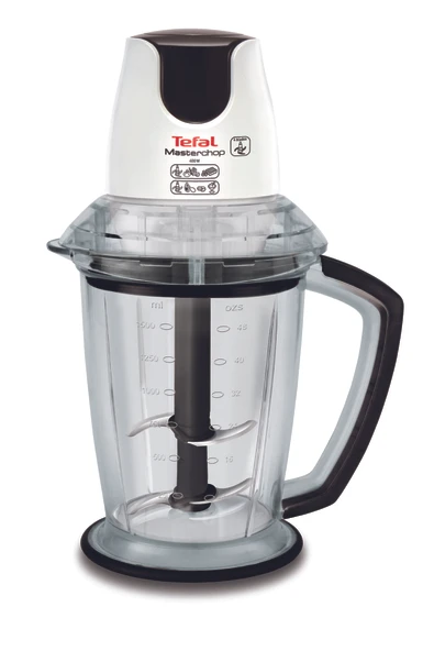TEFAL MasterChop Powelix Maxi 4 Bıçaklı 500 Watt Doğrayıcı Rondo - Beyaz ürün görseli