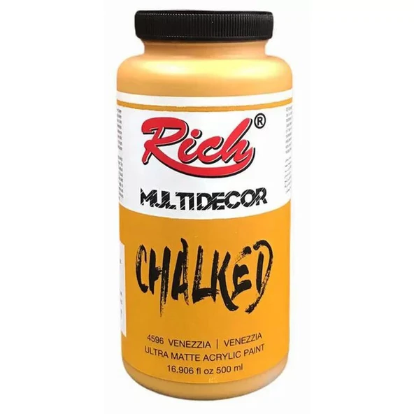 Rich Multi Decor Chalked Akrilik Boya 500ml 4596 Vanezzıa ürün görseli 1
