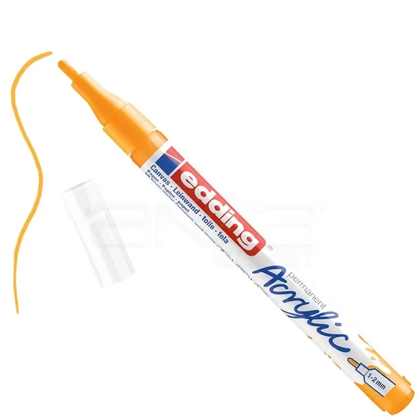 Edding 5300 Akrilik Marker Kalem 1-2mm Yuvarlak Uç 906 Güneş Sarısı ürün görseli