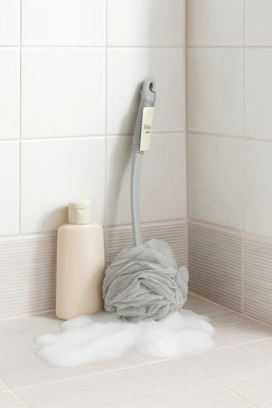 Vichy Plastik Uzun Saplı Banyo Lifi – Derinlemesine Temizlik ve Rahat Kullanım VCH-6585 ürün görseli