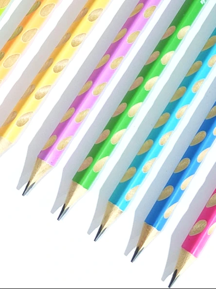 Jumbo Sağ Sol Tutuş Kalemi Elips Girintili Üçgen Kurşun Kalem İlk Kalemim- Açık Yeşil - Resim 4