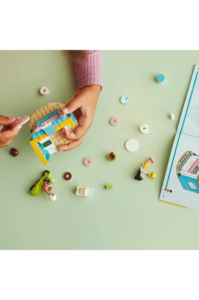 LEGO  Friends Donut Dükkanı 41723 - 4 Yaş ve Üzeri Çocuklar için Oyuncak Yapım Seti (63 Parça) - Resim 3