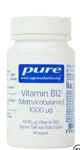 Pure Encapsulations Vitamin B12 1000mcg 30 Kapsül ürün görseli