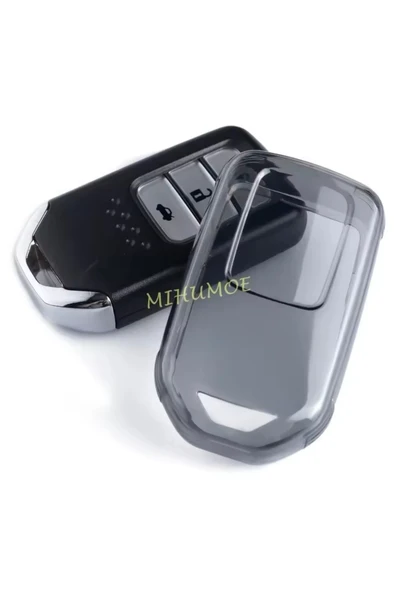 YıldızTuning HR-V Uyumlu Exclusive Anahtarsız Çalıştırma Şeffaf-Füme Anahtar Kılıfı - Resim 3
