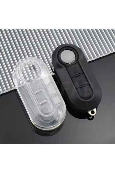 YıldızTuning Fiat Punto Şeffaf Anahtar Kılıfı ürün görseli 1