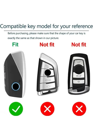 YıldızTuning BMW X4M F98 Lci Anahtar Kılıfı Siyah-Gold 2023-2025 - Resim 2