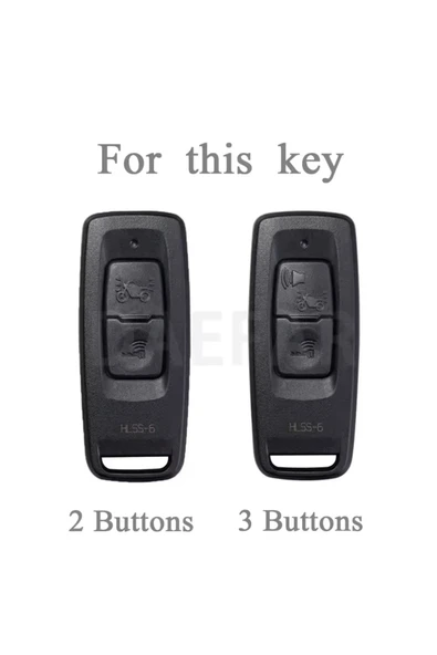 YıldızTuning Honda Pcx 160 Vısıon Şeffaf Anahtar Kılıfı - Resim 3