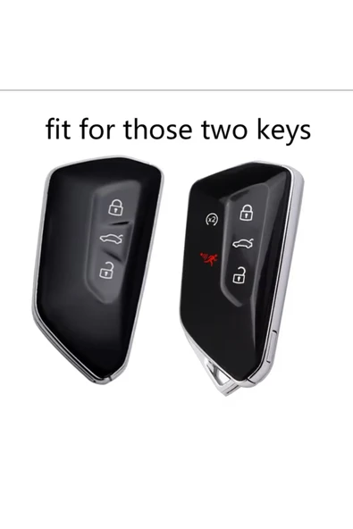 YıldızTuning Volkswagen Transporter 2025 Anahtar Kılıfı Beyaz-Gold - Resim 2