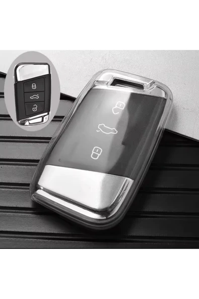 YıldızTuning Skoda Kodiaq Şeffaf Anahtar Kılıfı ürün görseli