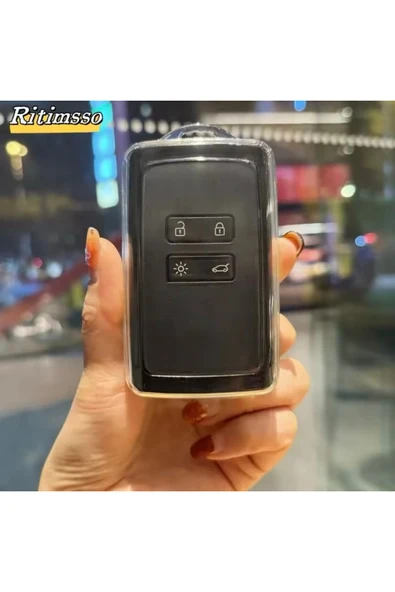 YıldızTuning Renault Clio 5 Şeffaf Anahtar Kılıfı - Resim 2