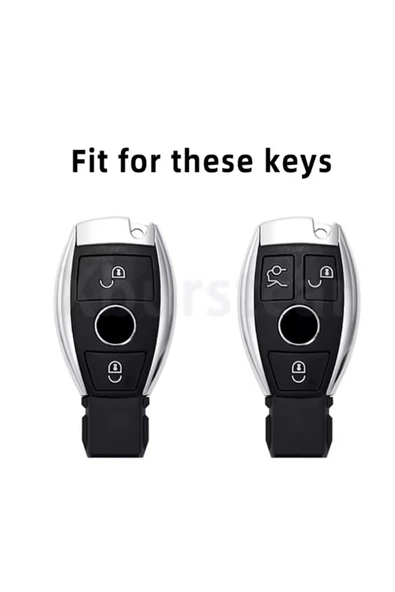 YıldızTuning Mercedes GL Şeffaf-Füme Anahtar Kılıfı - Resim 4