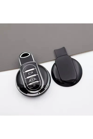 YıldızTuning Mini Cooper R57 Siyah-Silver Anahtar Kılıfı - 1