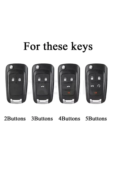 YıldızTuning Opel Zafira Şeffaf Anahtar Kılıfı - Resim 2