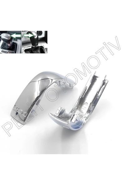 PELİTOTOMOTİV Jetta Mk6 Dsg Otomatik Vites Topuzu Orta Nikelajı Parlak ürün görseli