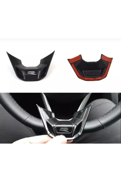 YıldızTuning VW Tiguan Direksiyon R Logo Siyah 2020-2025 - 3