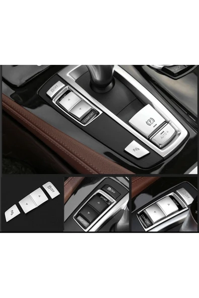 YıldızTuning Bmw 7 Serisi Esp Mod Park Sensörü Tuş Kaplaması Vites kenarı 2009-2014 - Resim 2