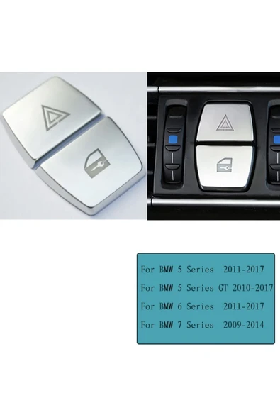 YıldızTuning Bmw 6 serisi 4lü Ve Kilitleme Kilit Tuşu Butonu Yenileme 2011-2017 - Resim 2