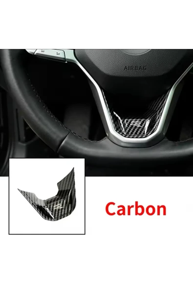 YıldızTuning VW Passat B8.5 Direksiyon R Logo Karbon 2019-2025 - 2