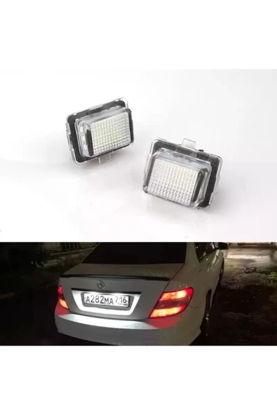 YıldızTuning Mercedes W216 Led Plaka Aydınlatma Lambası Takımı ürün görseli 1