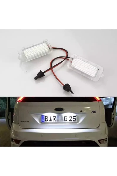 YıldızTuning Focus Fiesta Mondeo Connect Kuga Led Plaka Aydınlatma Lambası Takımı - 1